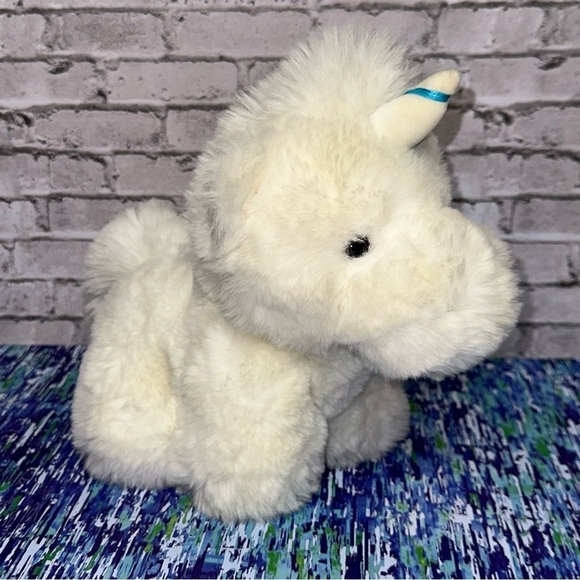 World’s Softest 10 in. White Unicorn Stuffed Animal Plush for Baby Toddler Kids - Picture 5 of 15